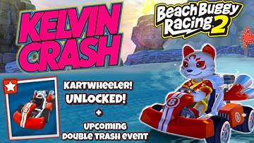 Kelvin Crash "Firework Fury" Tournament + New Car Unlocked "KartWheeler" | Beach Buggy Racing 2