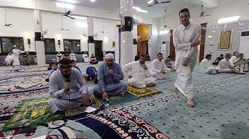 توديع شهر رمضان من رحاب جامع الفرقان في مدينة الفلوجة القارئ عدي المحمدي والقارئ ياسر العبدلي