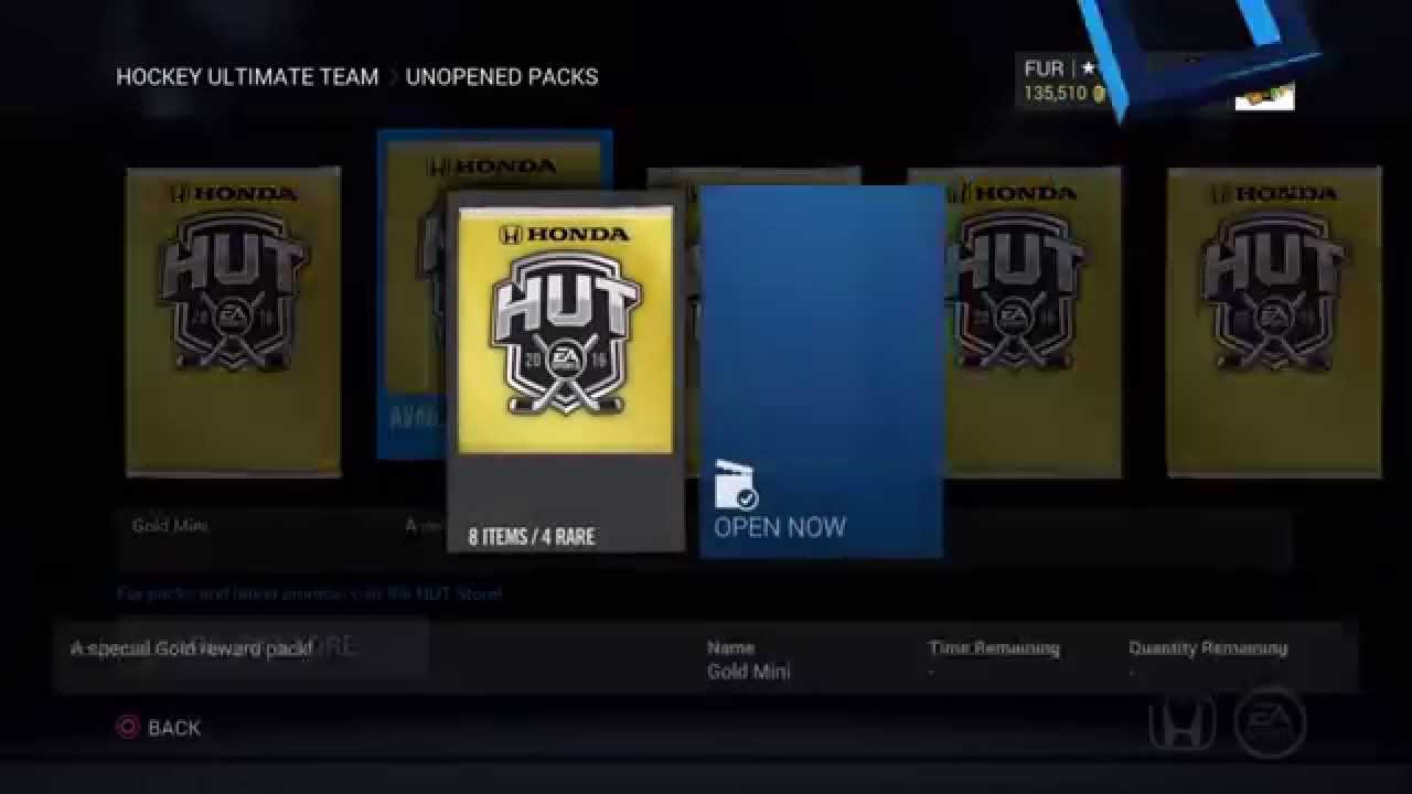 NHL 16 HUT Collection Packs #2