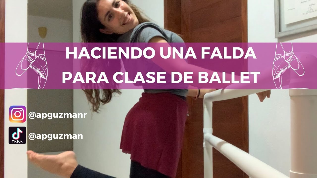 FALDA BALLET / FALDA BAILARINA / BALLERINA SKIRT - ¡¡FACILÍSIMA!! 