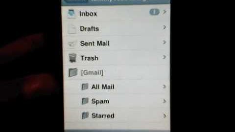 Mail App on IPod Touch!