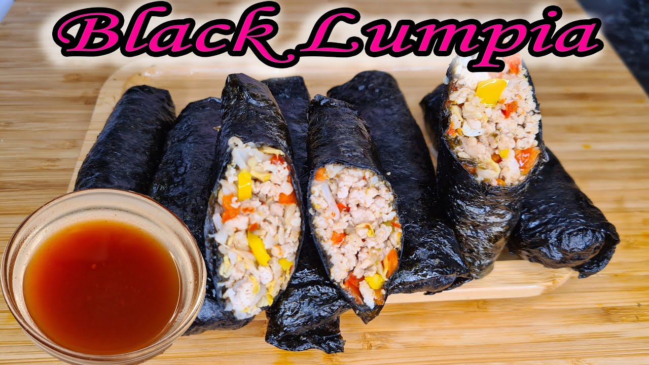 How To Make Black Lumpia | Keto Lumpia | Panlasang Lowcarb with Kersteen/LCfied /Kersteen Kitchen