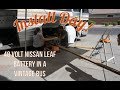 RV House Battery Part 6: Installing the Nissan Leaf Battery in the Bus