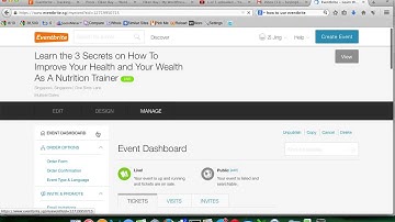 How to Create Affiliation Link In EventBrite
