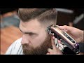 DESVANECIDO CON BARBA BIEN EXPLICADO / FADE AND BEARD TUTORIAL 🔥 💈 WAHL LEGEND