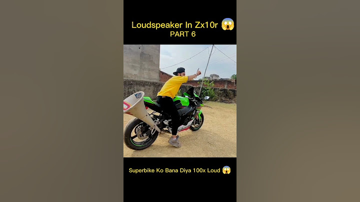 Loudspeaker In Zx10r 😱 Superbike Ko Bana Diya 100x Loud 😱 Part 6 #zx10r #shorts