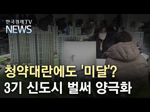 청약대란에도 &#39;미달&#39;? 3기 신도시 벌써 양극화/한국경제TV뉴스