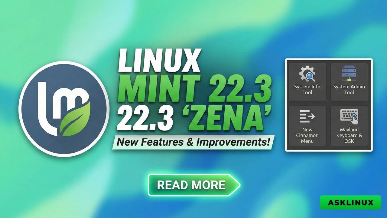 Linux Mint 22.3 Zena: New Cinnamon Menu, Wayland & Warpinator