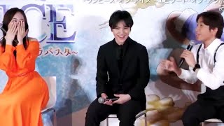 Shoma Uno, Miyu Honda, Oda Nobunari  Press conference dedicated to the first One Piece On Ice show