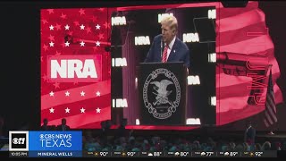 Trump, Abbott vow to continue protecting 2nd Amendment rights at NRA Convention in Dallas Saturday