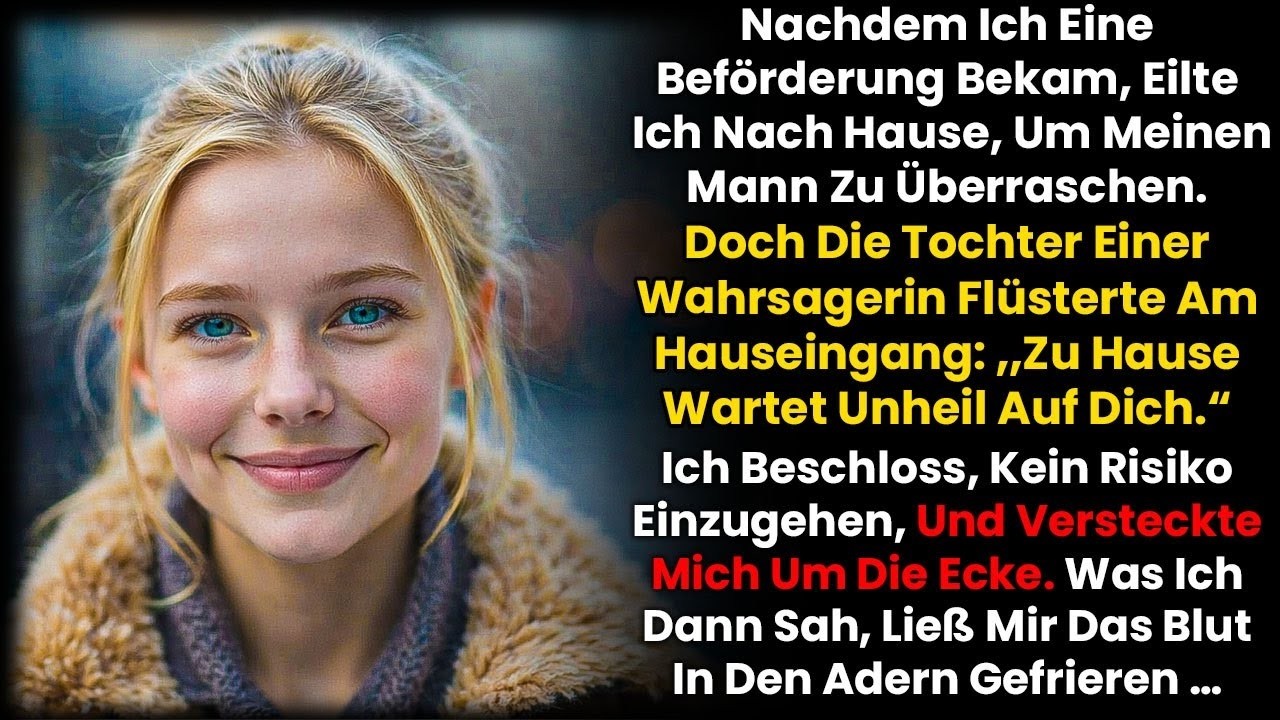 „Geh nicht nach Hause“, warnte die Wahrsagerin – nur Minuten später kam mein Mann heraus mit …