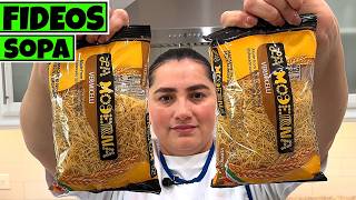 Sopa de fideo - **FACIL y ECONOMICA** 💰