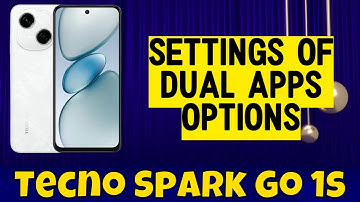 Tecno Spark Go 1s dual apps || How to use dual apps || Settings of dual apps options
