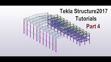 Tekla Structure 2017 Part 4 Drawing Purlins