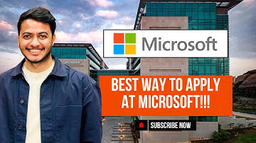 Best Way to Apply at Microsoft & Land a High-Paying Offer! Shreyansh Goyal