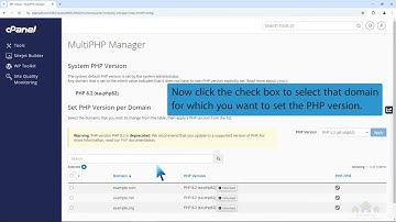 How to Set the PHP Version per Domain using cPanel with SiveHost