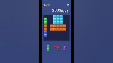 Day 5 of playing block blast every day