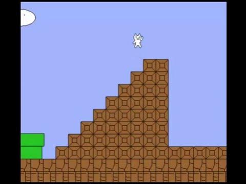 Cat Mario 2HD] Level 1~5 All Clear (Mobile Cat Mario) 