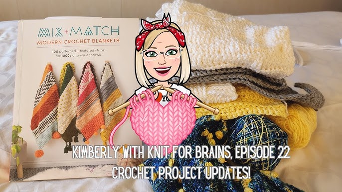 Mix and Match Modern Crochet Blankets: 100 patterned and textured