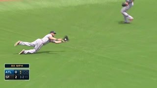 ATL@SF: Gomes robs Crawford with a diving catch