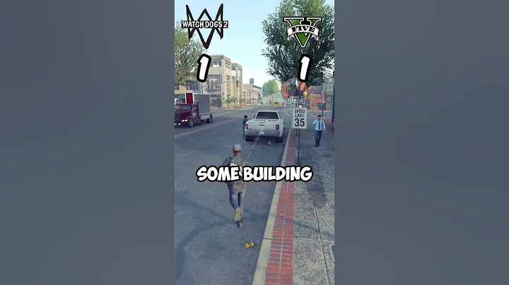 GTA 5 Vs Watch Dogs 2 : Comparing 5 gameplay features Part 2 #rdr2 #gaming #ubisoft #acmirage