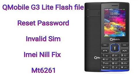 QMobile G3 Lite Flash file Read by Cm2