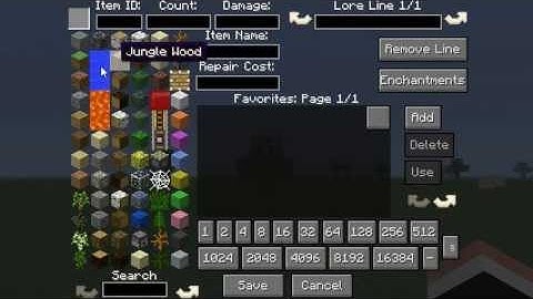 Minecraft mod review: All You Want InventoryEditor