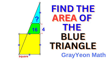 Find the area of the triangle #geometryskills #mathpuzzles #thinkoutsidethebox