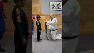 Vibhu - Our Karate kid’s first belt testing