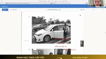 Mẹo Thi TOEIC Part 1 (Phần 1) | Ôn Thi TOEIC Cấp Tốc Tại Nhà