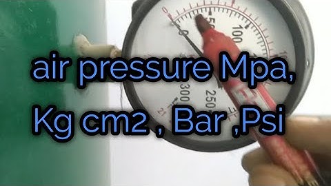 bar, psi, Mpa, kg cm2 pressure gauge // in Hind language// by Sortex tech