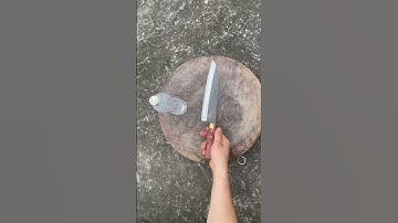 Tôi làm con dao phi lê cá bằng thép chốt tăng Mỹ sắc bén như nước vậy