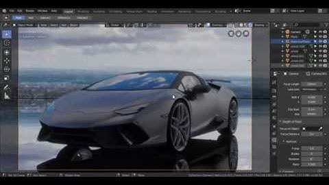 Blender EEVEE - Post Processing : AO, Bloom, SSR and DOF!