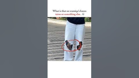 what is this ? #wamiqagabbi #wamiqa #tattoo #bollywood #ytshorts #viralshorts