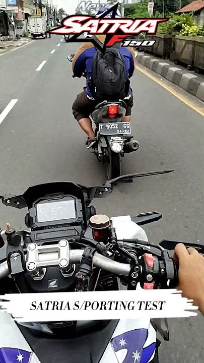 Test Speed Satria FU & Test Exhaust Sound Mantappp bang