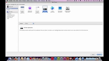 iPhone SDK Templates Explanation