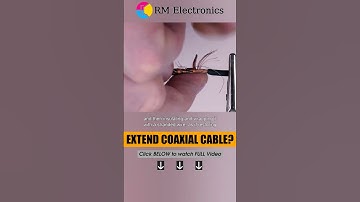 Extending coaxial cables. : Mastering SOLDERING. TOP 10 mistakes YOU make as a beginner!