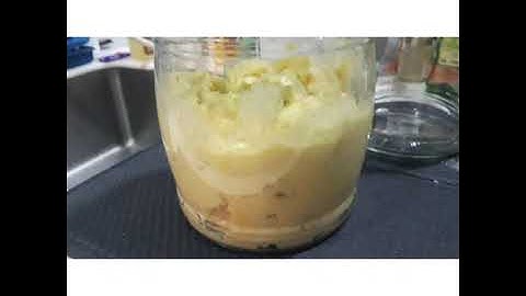 Tempoyak  (Fermented Durian) - making our own tempoyak at home
