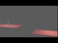 Run jump roll  3d animation by cyprien ortuno