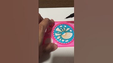 Simple Spirograph design Satisfying ASMR Video #shorts #ytshorts #spirograph #asmr #oddlysatisfying