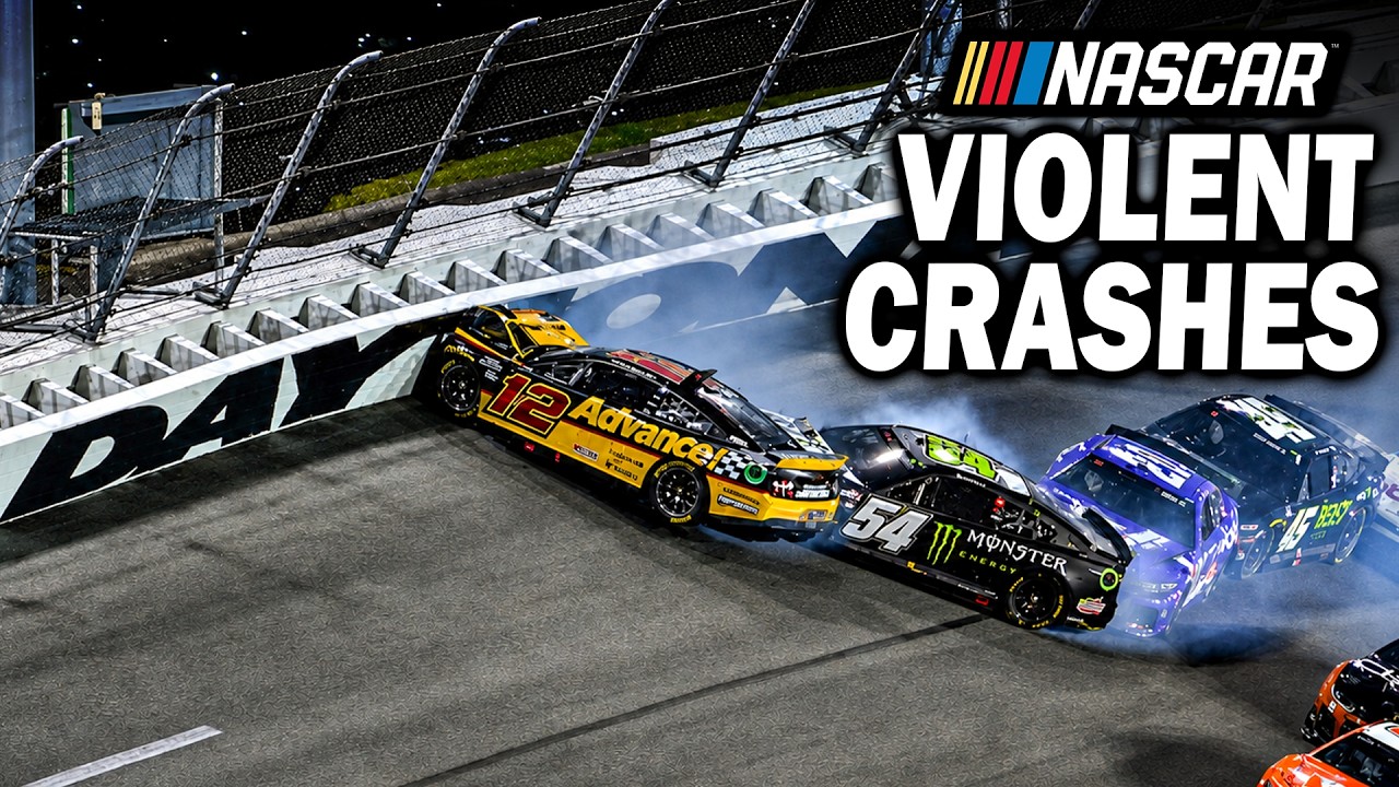 Violent NASCAR Crashes - YouTube