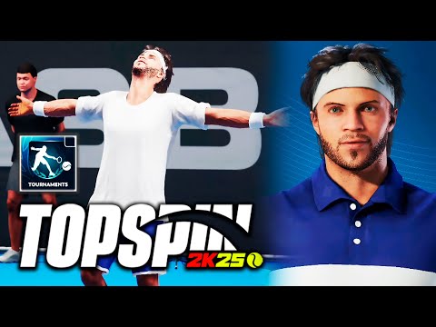 СОЗДАНИЕ ТЕННИСИСТА И ПЕРВЫЙ ТУРНИР! ● TopSpin 2K25 МОЯ КАРЬЕРА #1