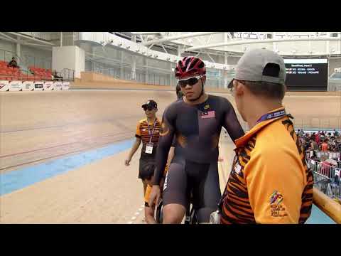 (19.10.19) Para MenSprint    B SemiFinal   Race 1 [40th <strong>Asian</strong> <strong>Track</strong> Championship]