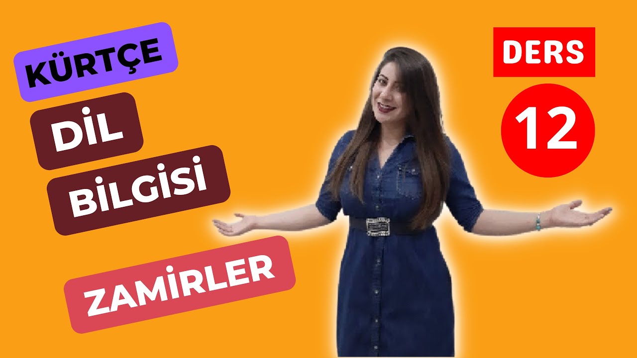 Kürtçe Dil Bilgisi Zamirler (CÎNAVK) ! Ders 12 #kürtçe #kurdî #kurmancî #zamir #cînavk #kurdish