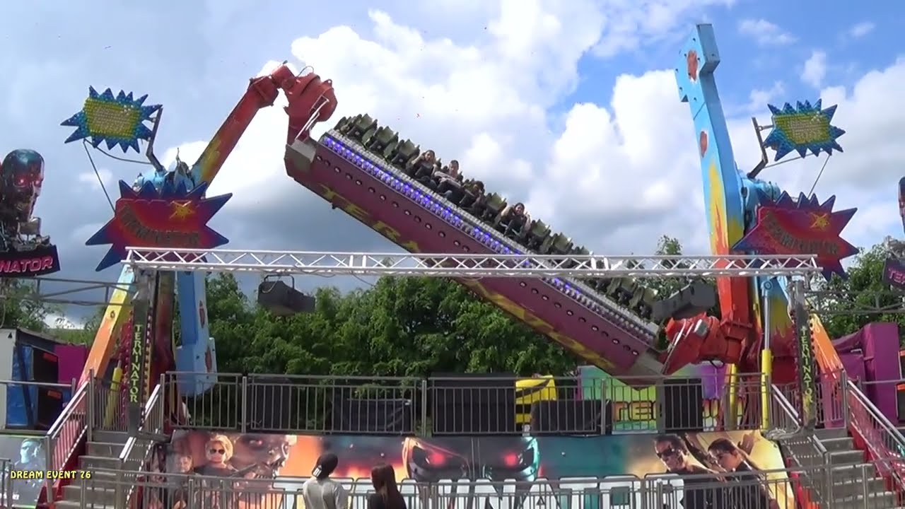 Manège Terminator, Foire de carnaval 2025, Notre dame de Gravenchon 2025