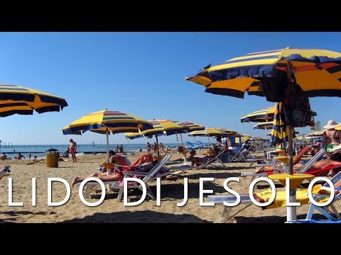 Lido di Jesolo, Italy - Modern beach resort on the Adriatic Sea