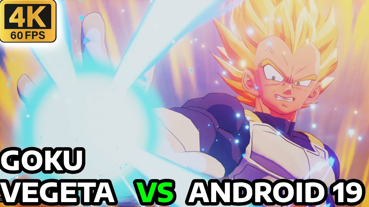 Dragon Ball Z Kakarot - Goku & Vegeta vs Android 19 Boss Battle Gameplay  (Full Fight) 