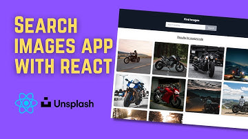 Image Search App using React and Unsplash API