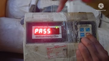 K9 series weighing scale calibration