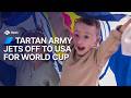 Tartan army jet set to USA